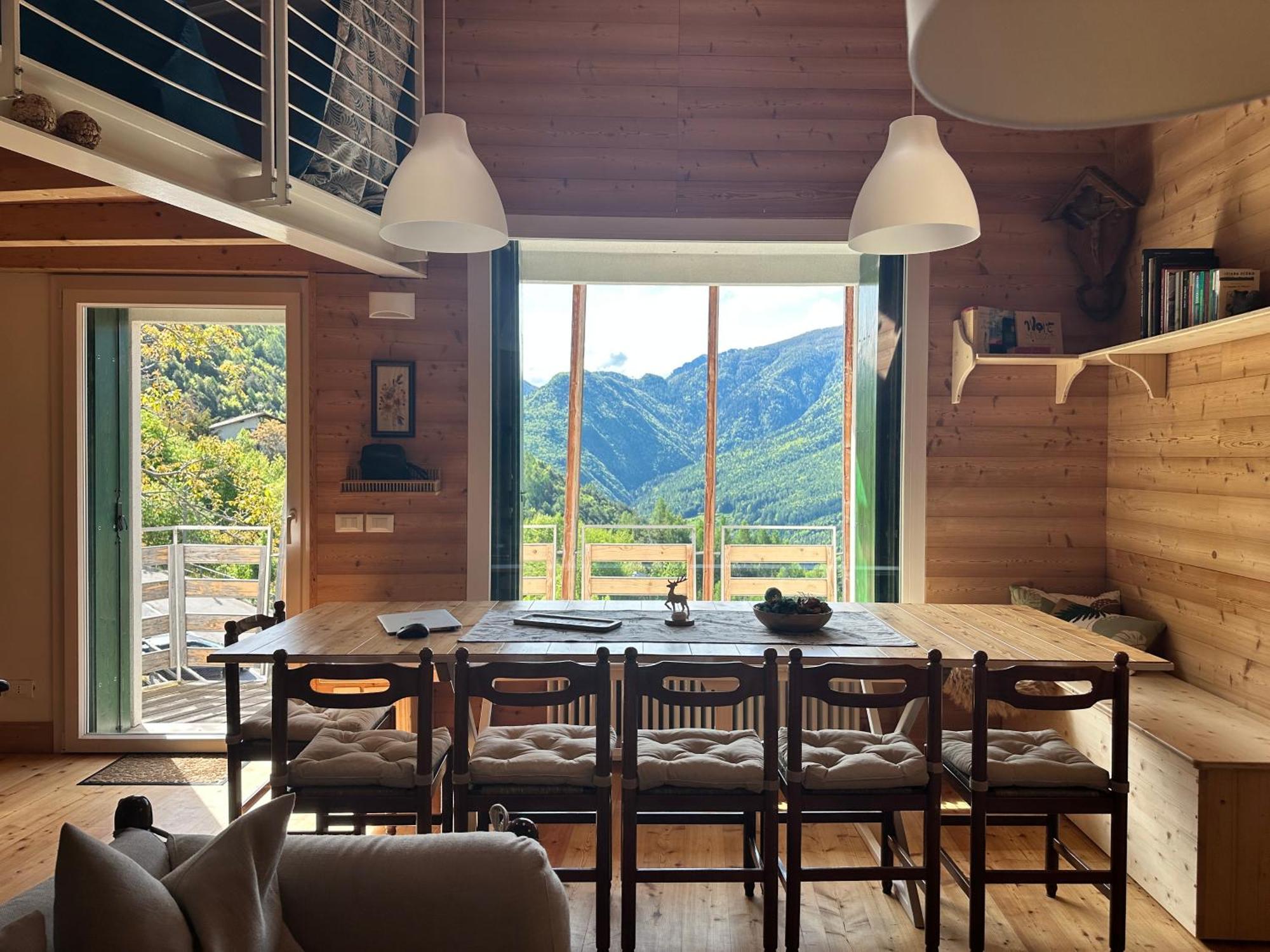 Cielo E Terra Chalet Zencheri Con Vista Panoramica Piazza  Exteriér fotografie